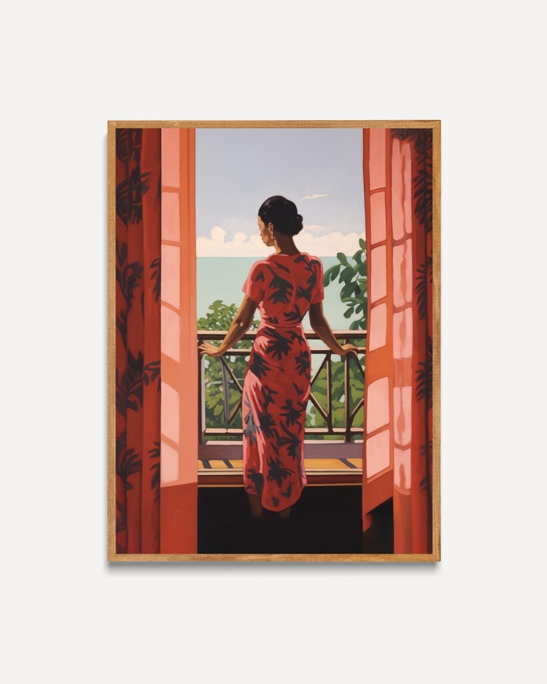Verre Vergezichten Poster – portret poster als wanddecoratie
