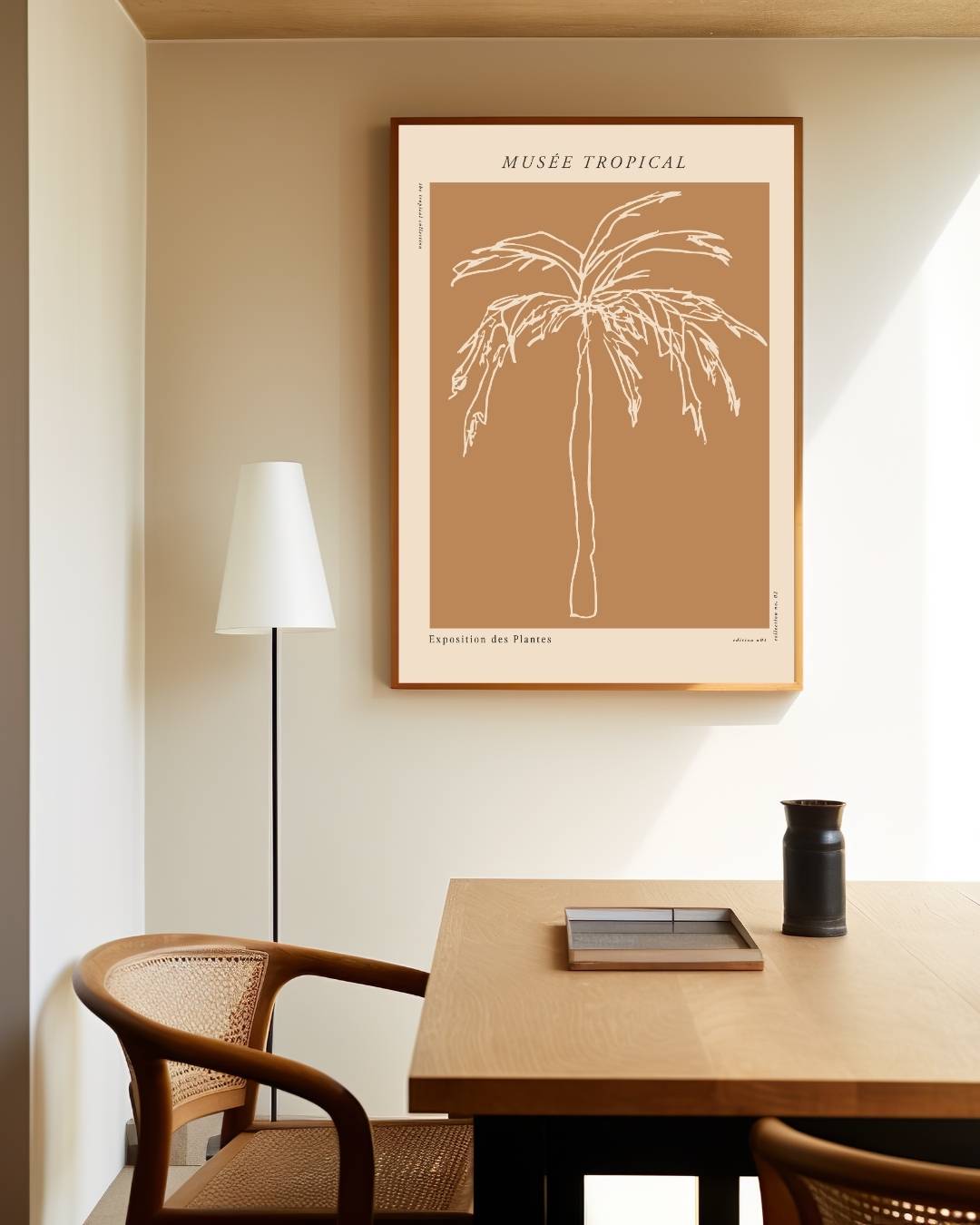 Tropische palmbomen Poster – staande poster voor modern interieur