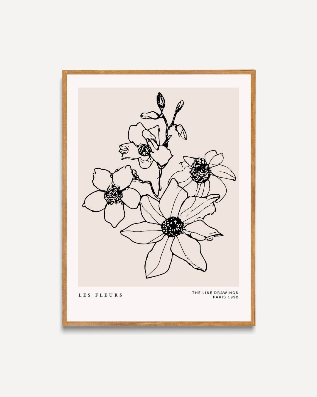 Veldbloemen Poster – portret poster als wanddecoratie