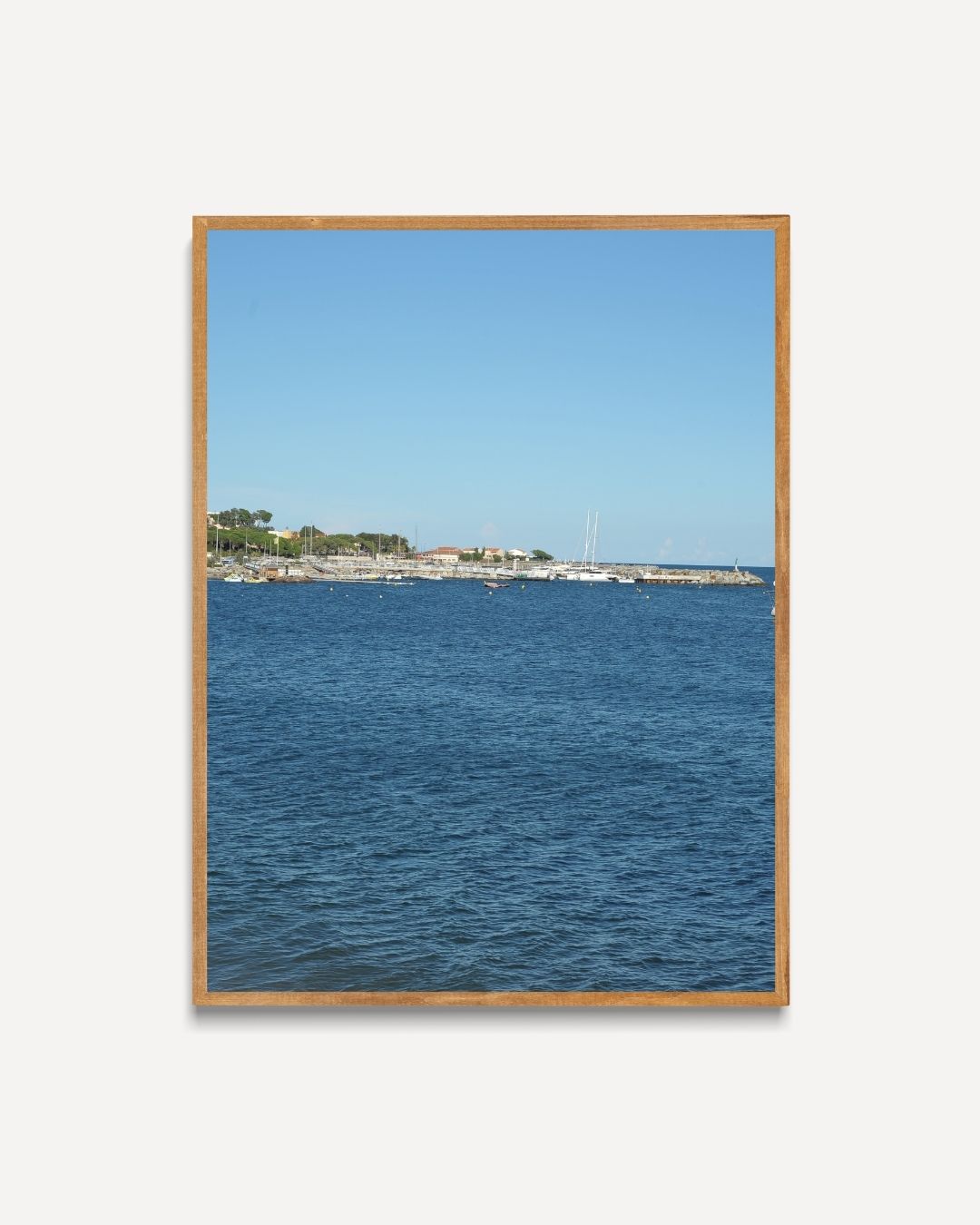 Blauwe kust Poster – portret poster als wanddecoratie