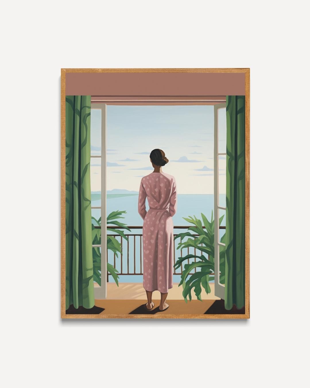 Uitzicht op de Horizon Poster – portret poster als wanddecoratie