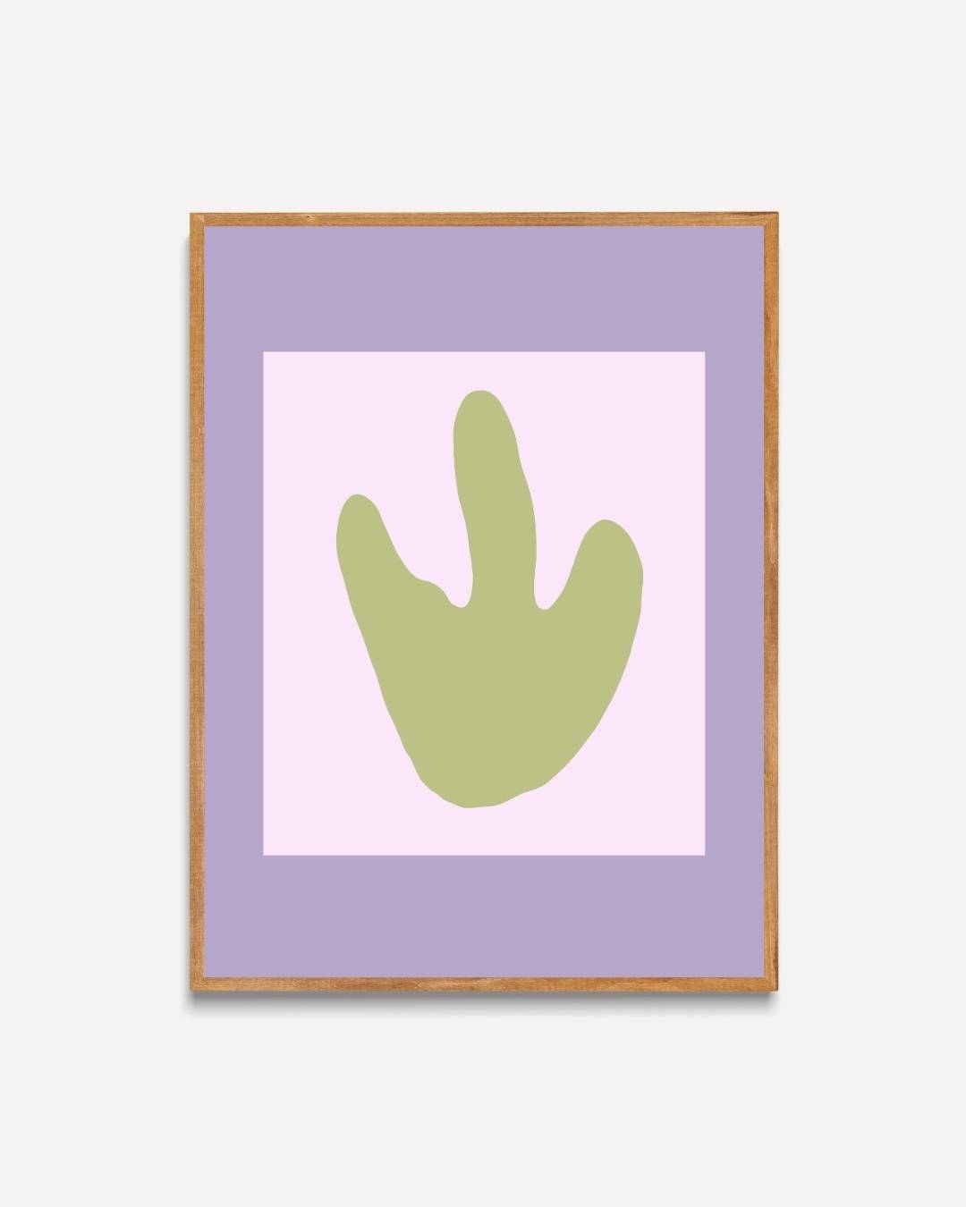 Abstract green Poster – portret poster als wanddecoratie