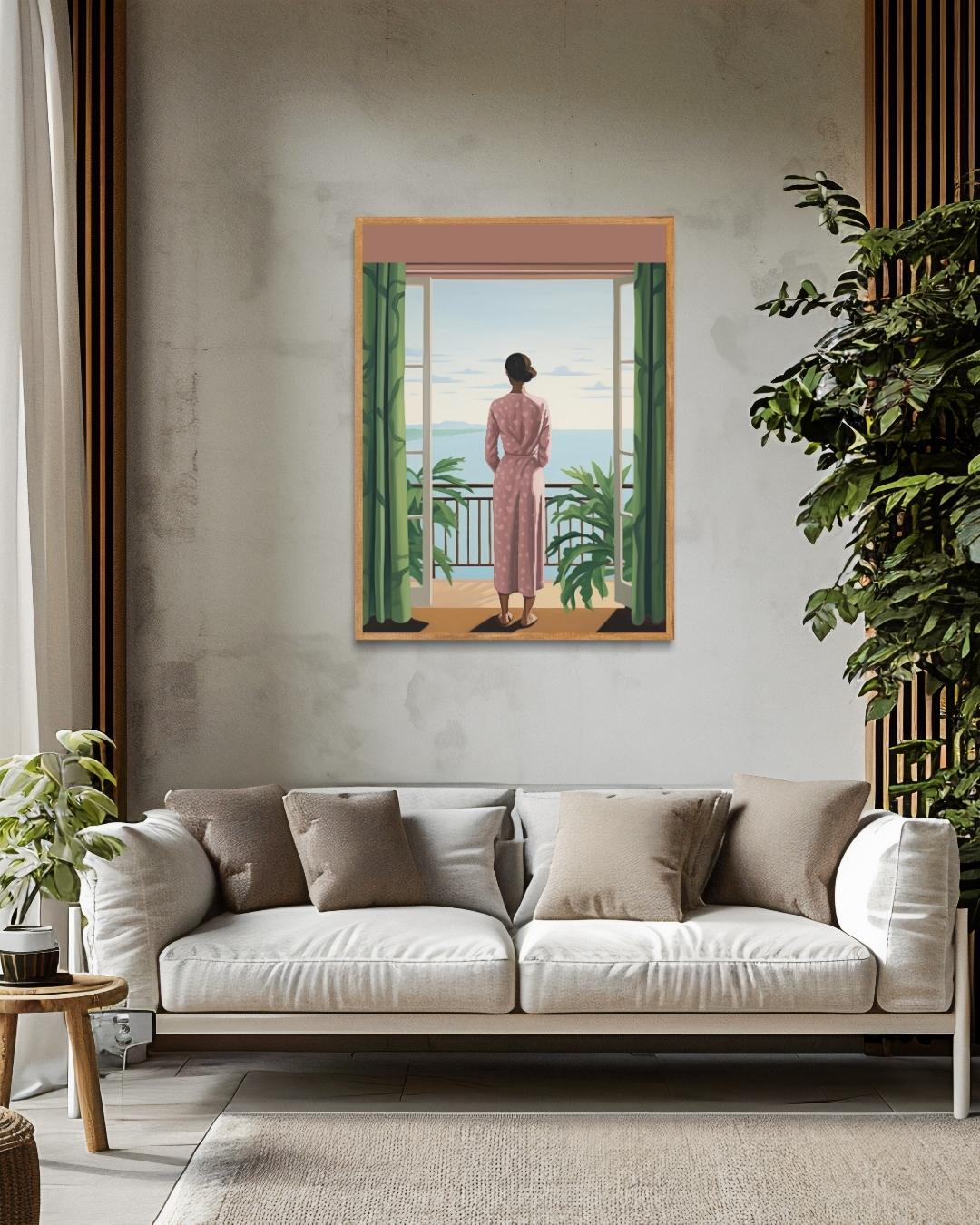 Uitzicht op de Horizon Poster – staande poster voor modern interieur