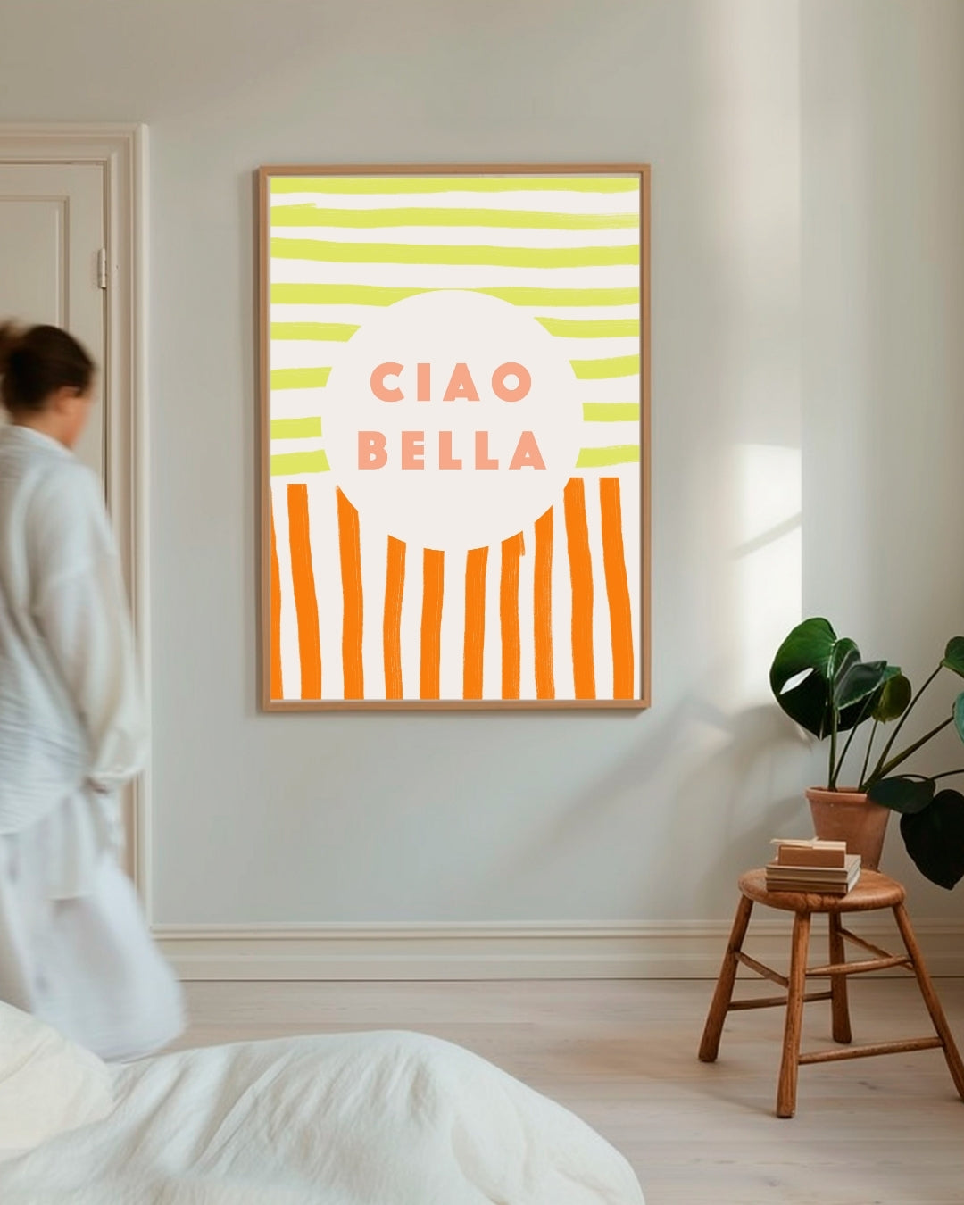 Ciao Bella Bloemen Poster – staande poster voor modern interieur