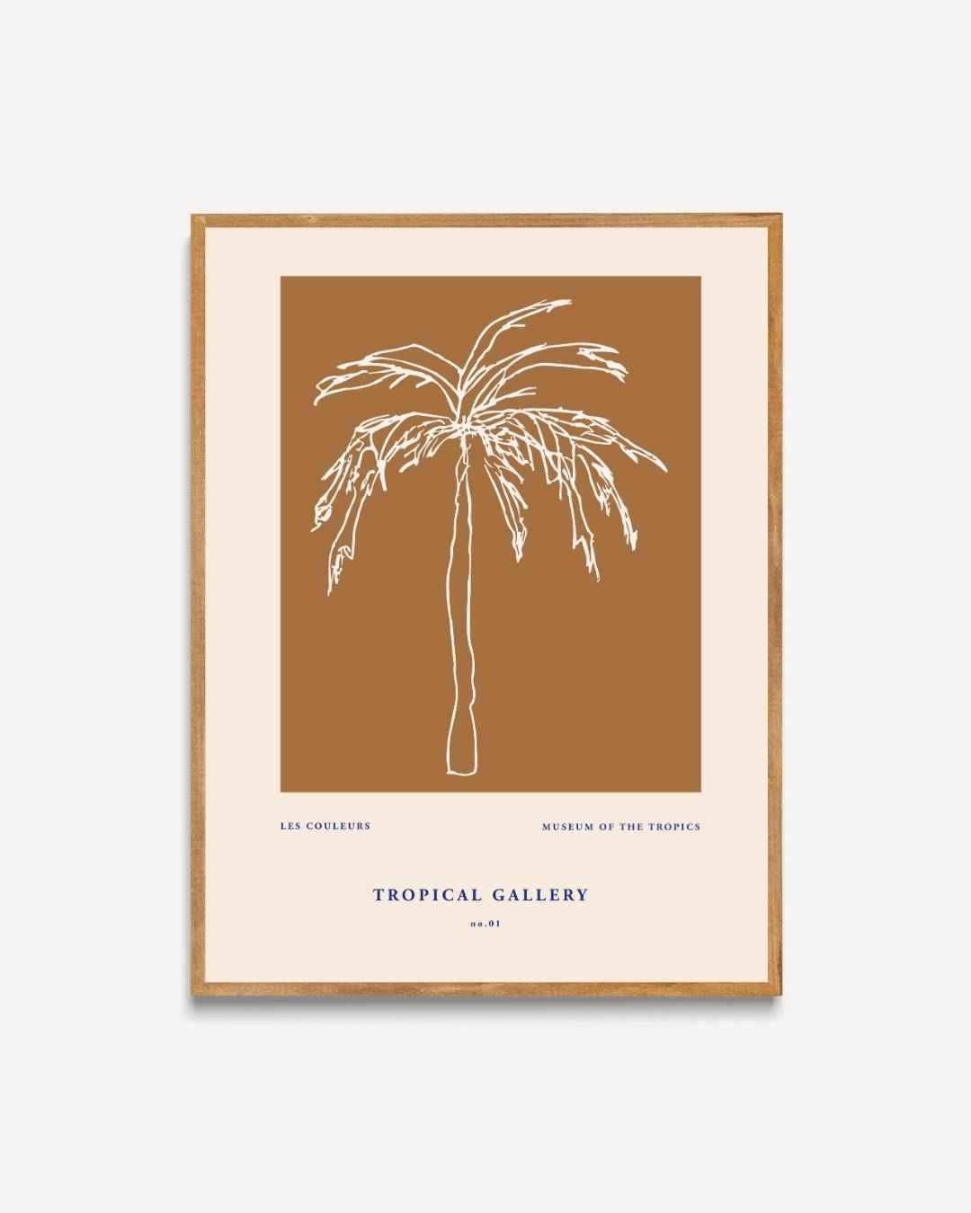 Tropische expositie Poster – portret poster als wanddecoratie