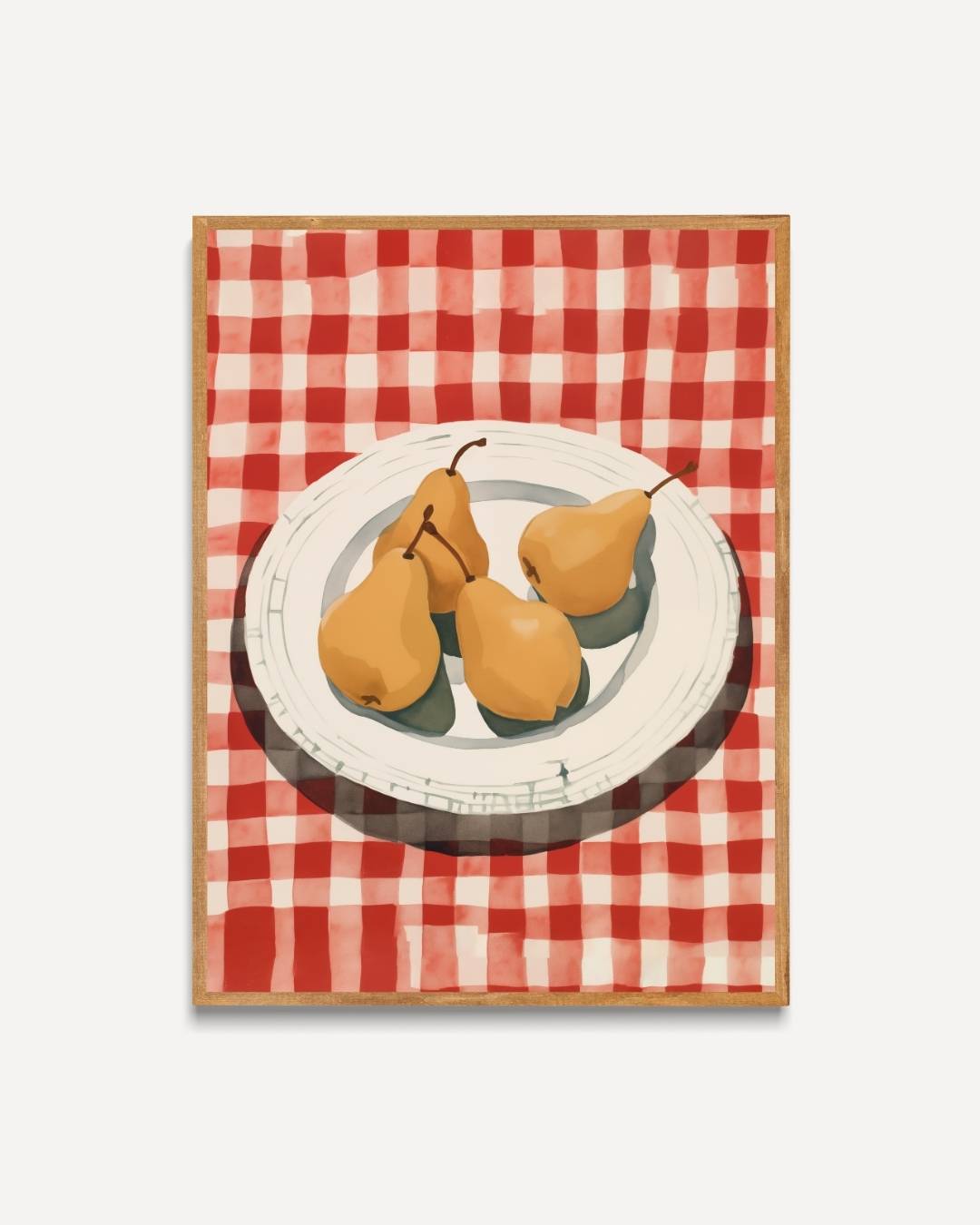 Peren op bord Poster – portret poster als wanddecoratie