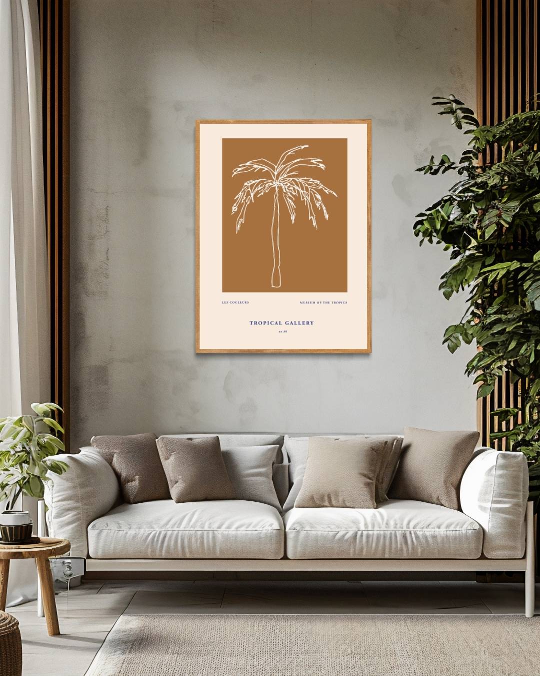 Tropische expositie Poster – staande poster voor modern interieur