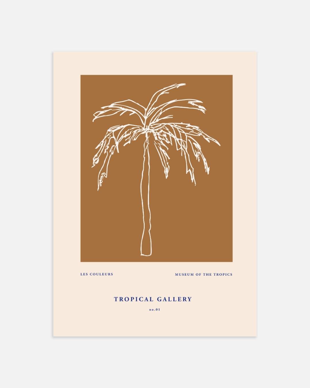 Tropische expositie Poster – portret wanddecoratie van WallArtistic
