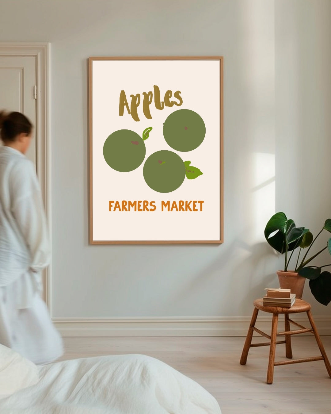 Verse Appels Poster – staande poster voor modern interieur