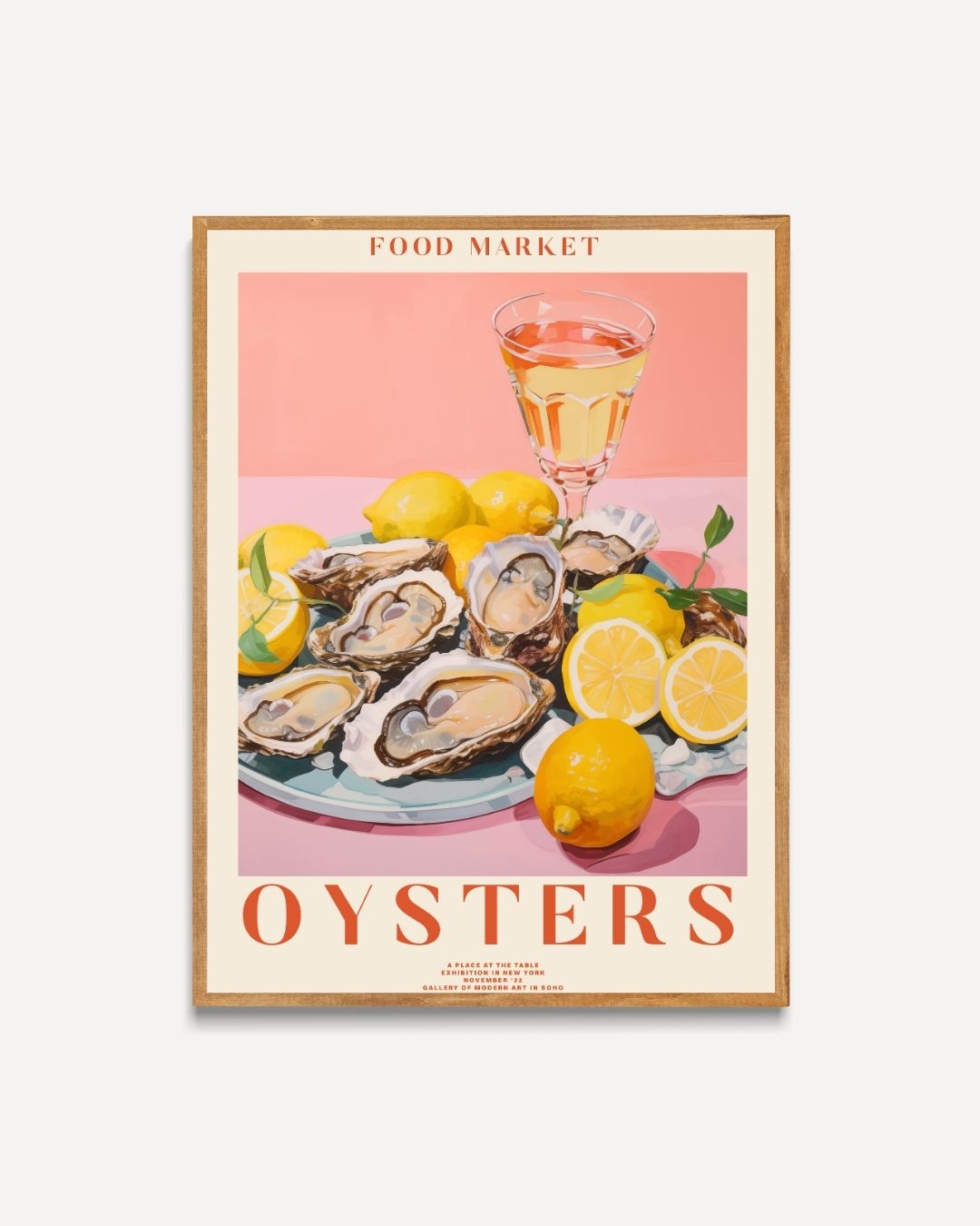 Oysters Poster – portret poster als wanddecoratie