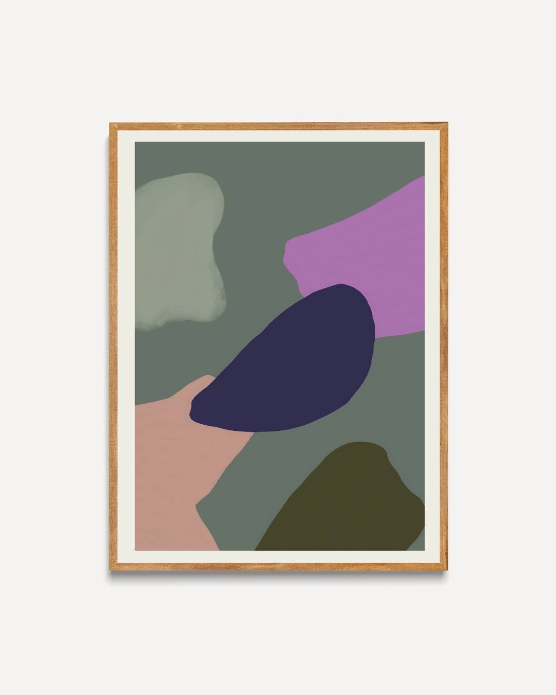 Abstracte natuurlijke vormen Poster – portret poster als wanddecoratie
