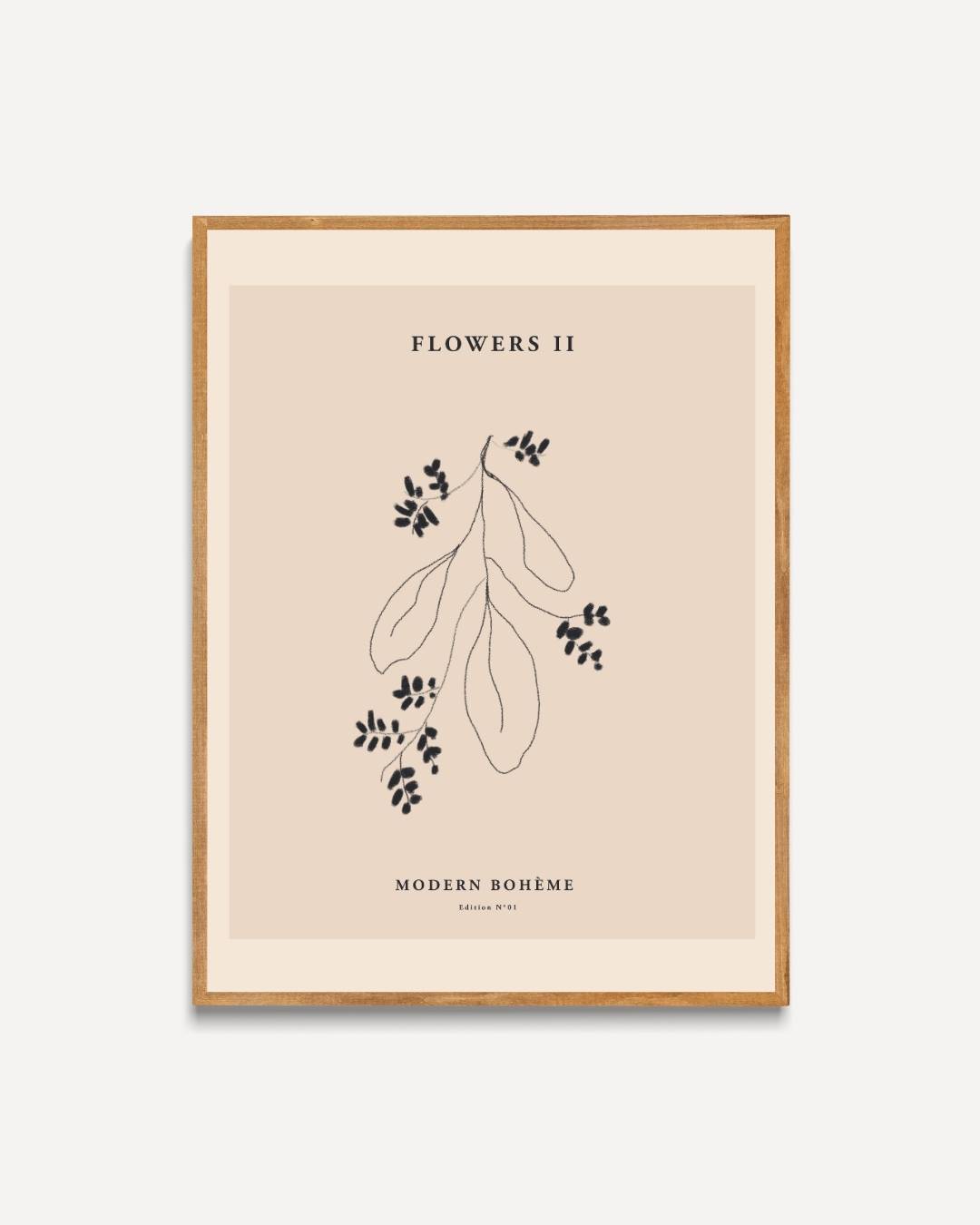 Flowers II Poster – portret poster als wanddecoratie