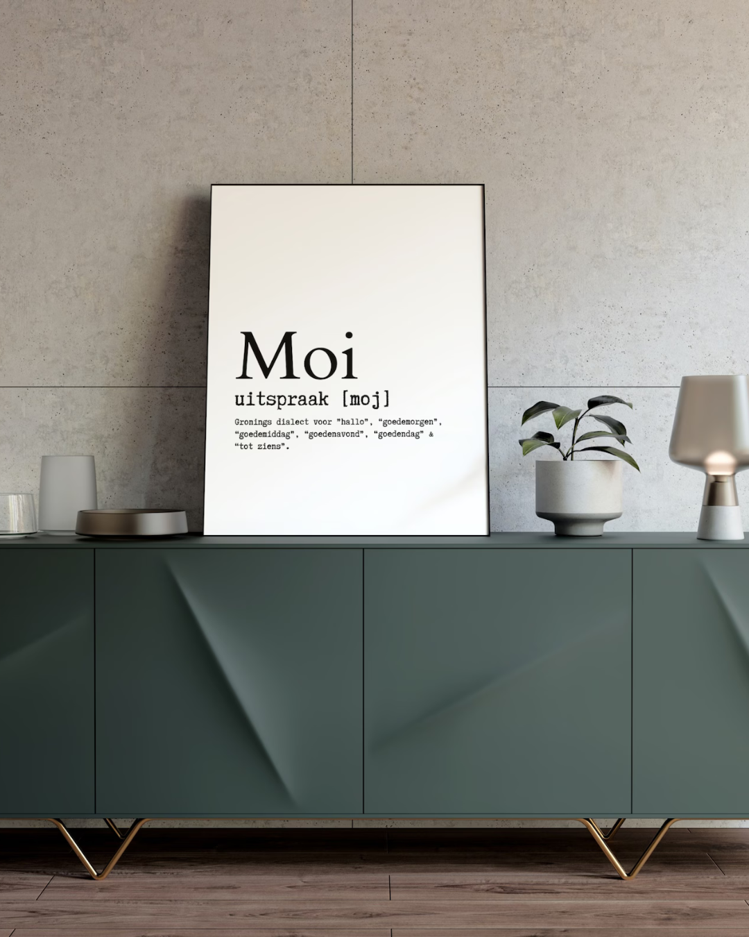 Moi Poster – portret poster als wanddecoratie