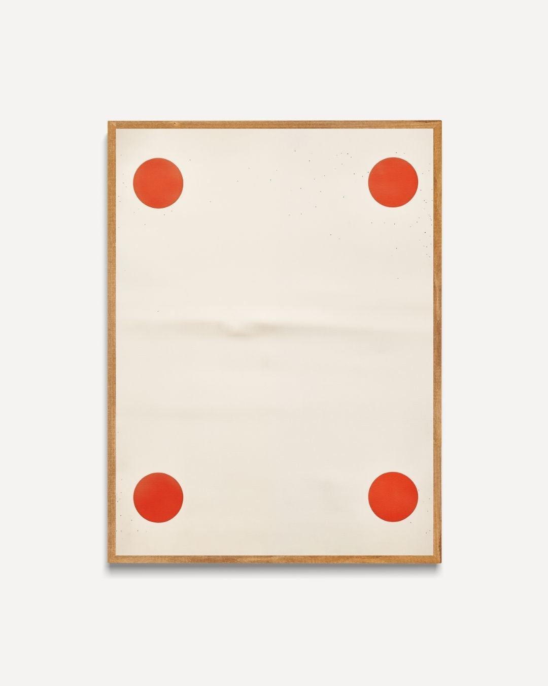 Minimalistische rode cirkels Poster – portret poster als wanddecoratie