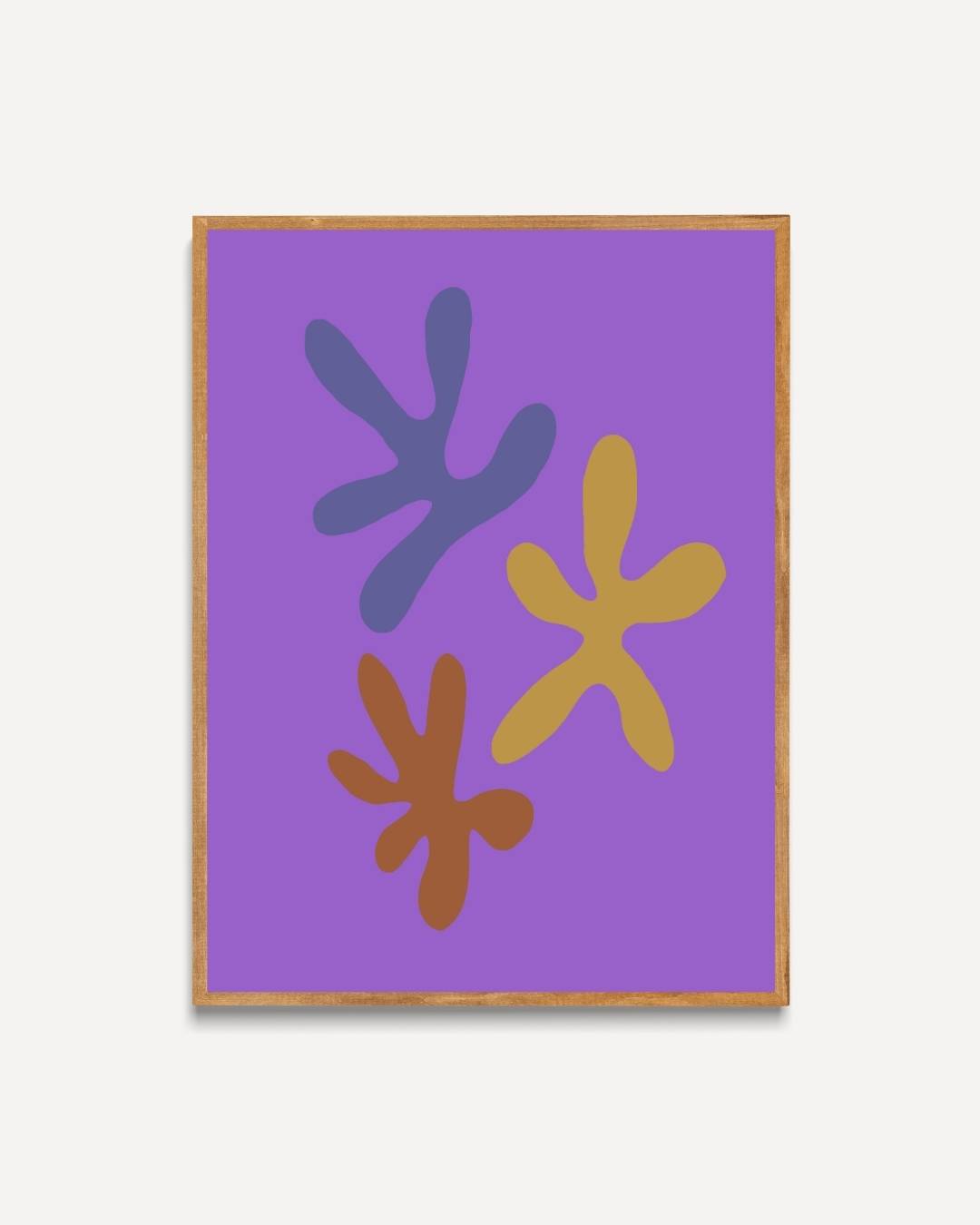 Abstract kleurrijke vormen Poster – portret poster als wanddecoratie