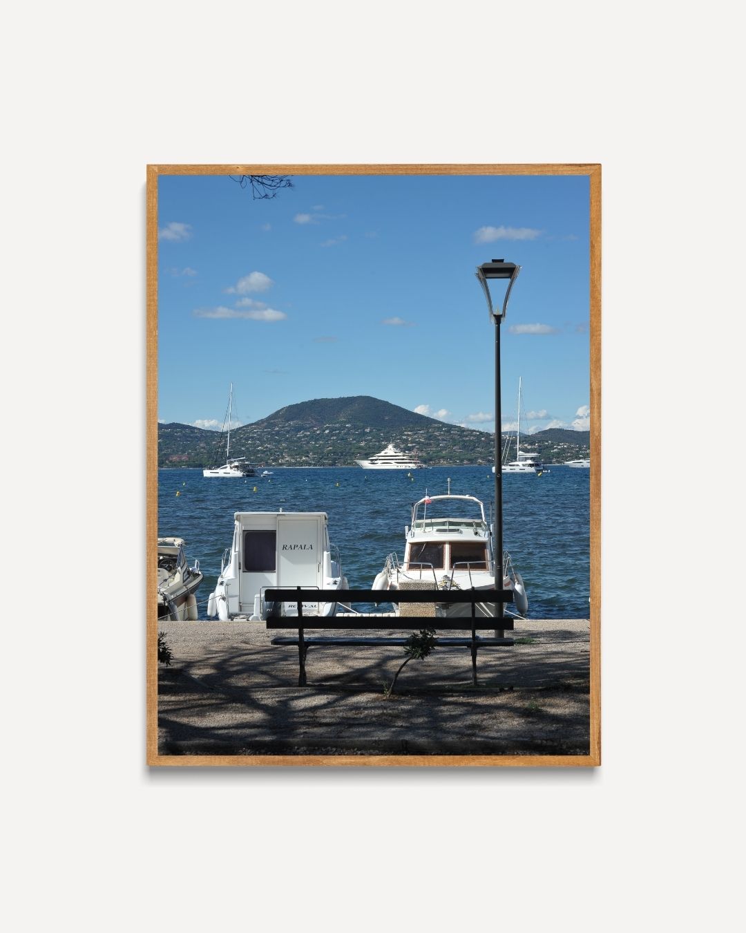 Uitzicht op de haven Poster – portret poster als wanddecoratie