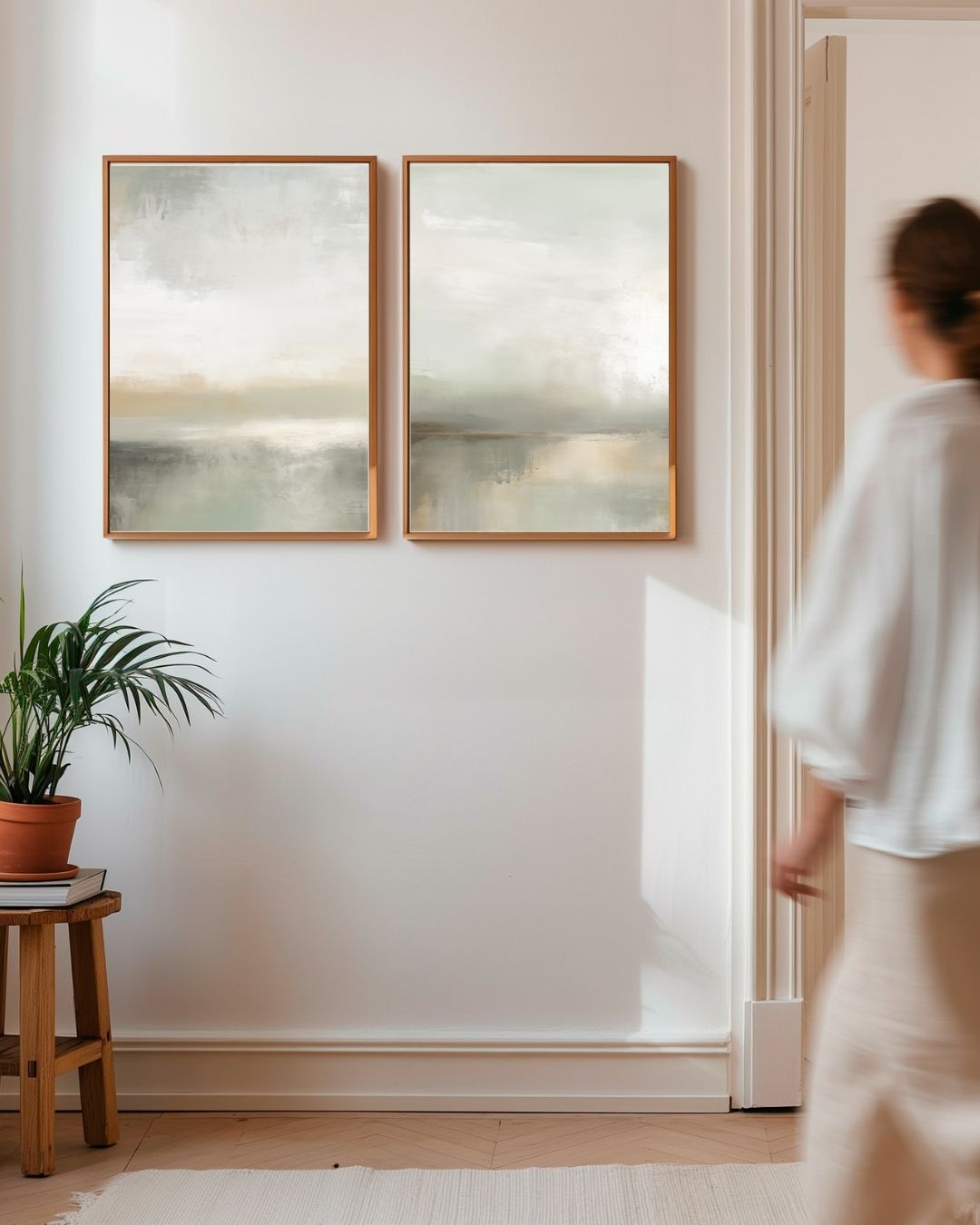 Rustige Horizon Posterset – 2-luik posterset als wanddecoratie