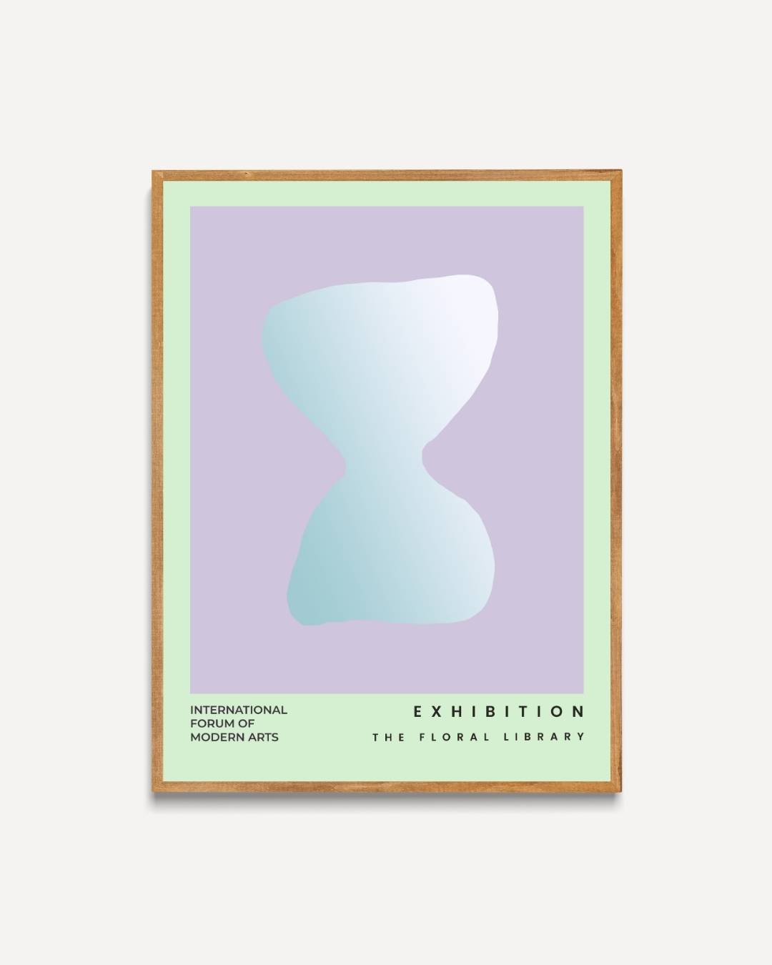 Abstracte expositie Poster – portret poster als wanddecoratie
