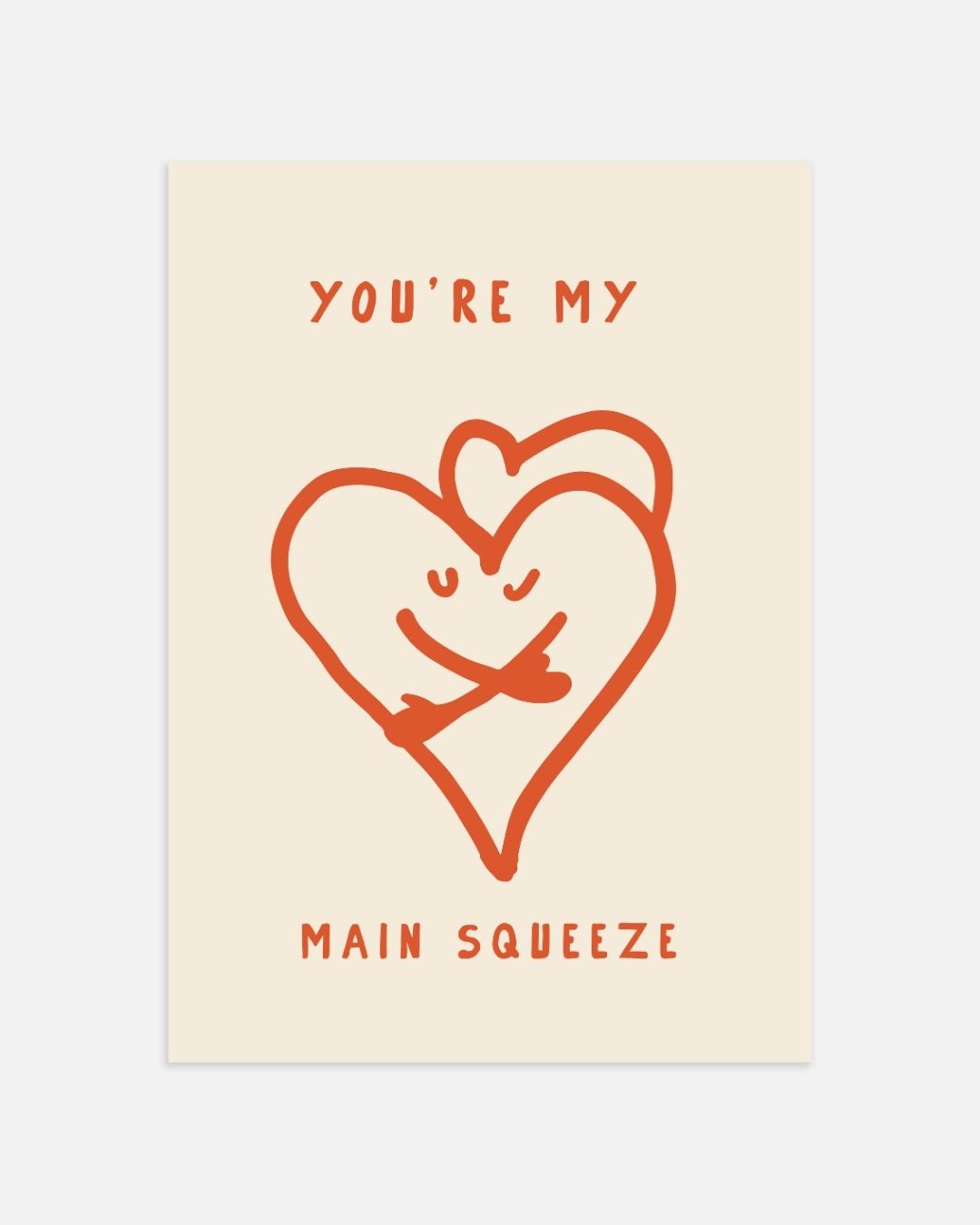 Main squeeze Poster – portret wanddecoratie van WallArtistic