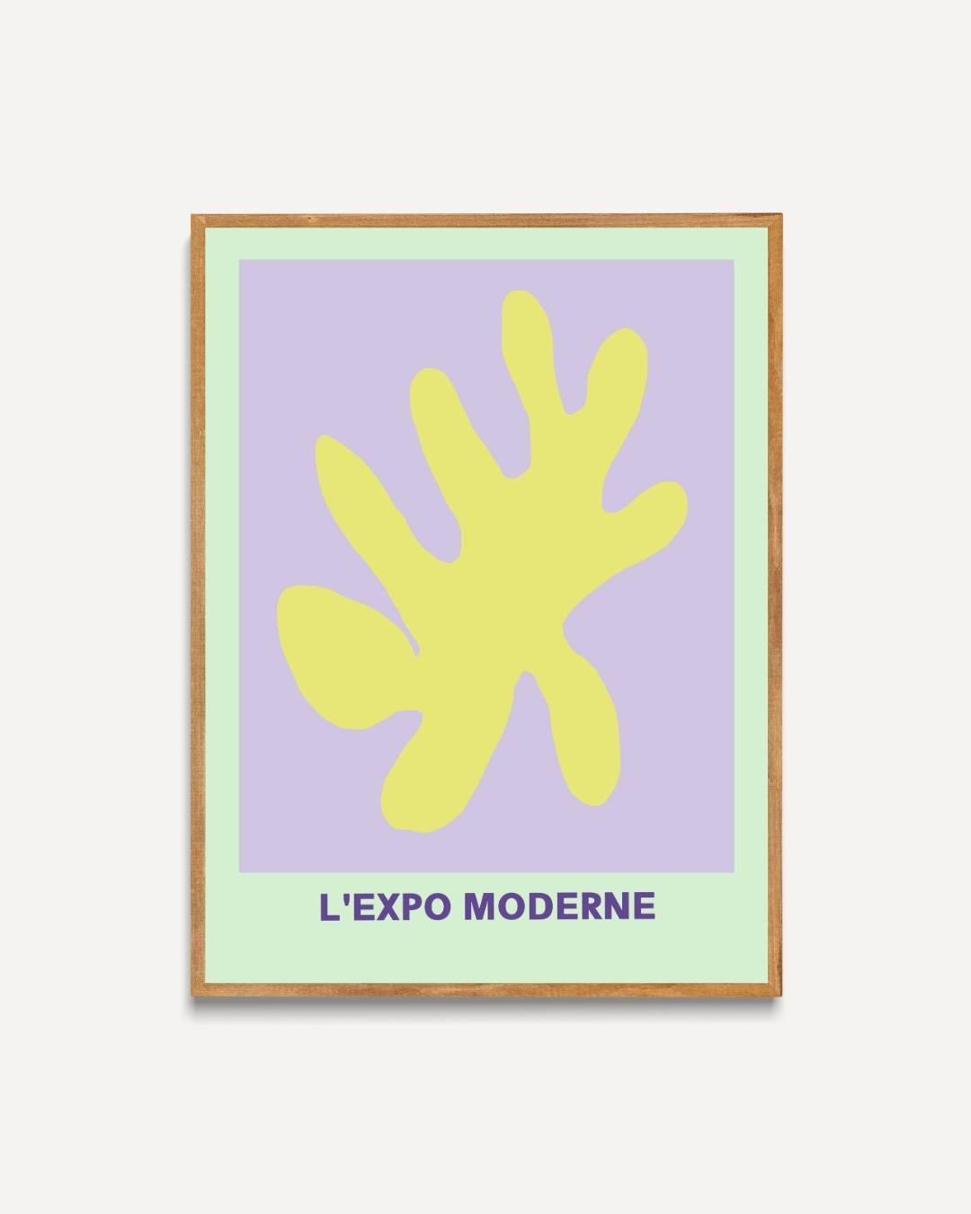 L'Expo Moderne Poster – portret poster als wanddecoratie