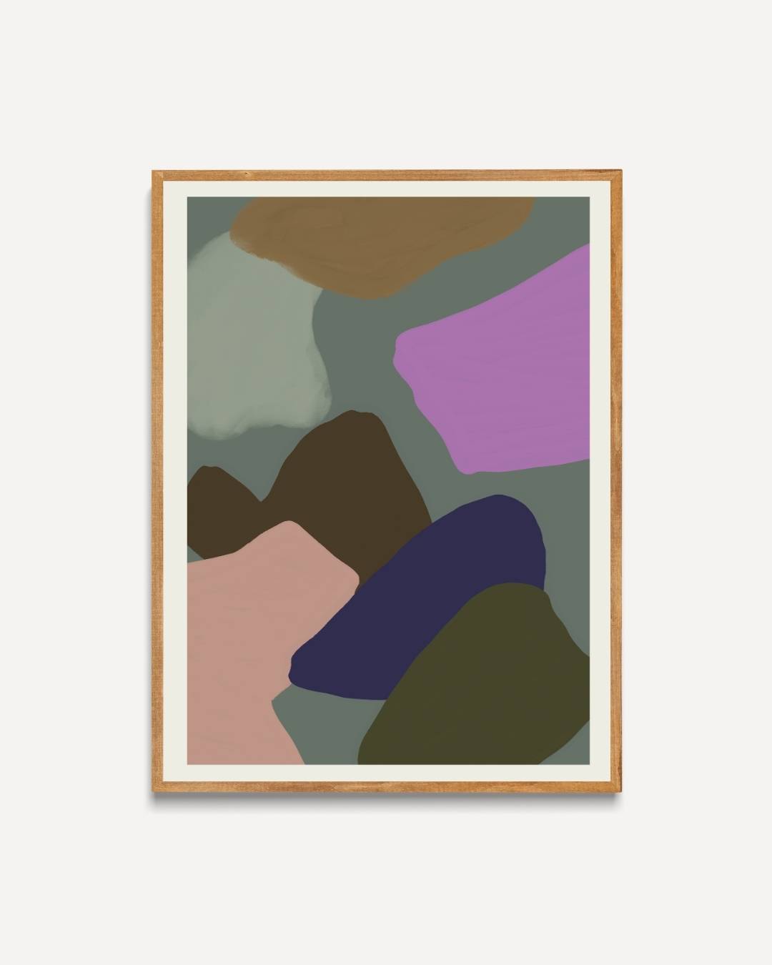 Abstracte compositie Poster – portret poster als wanddecoratie