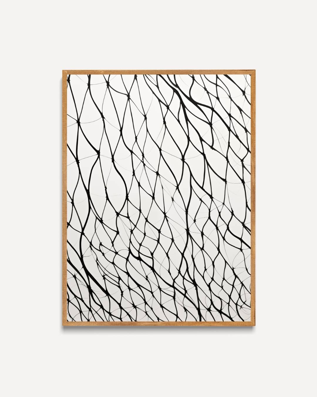 Abstracte zwarte lijnen Poster – portret poster als wanddecoratie