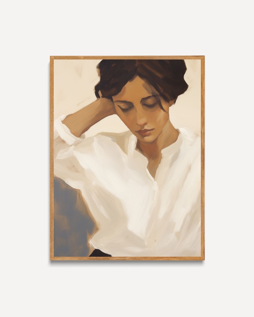 Verdiepte gedachte Poster – portret poster als wanddecoratie