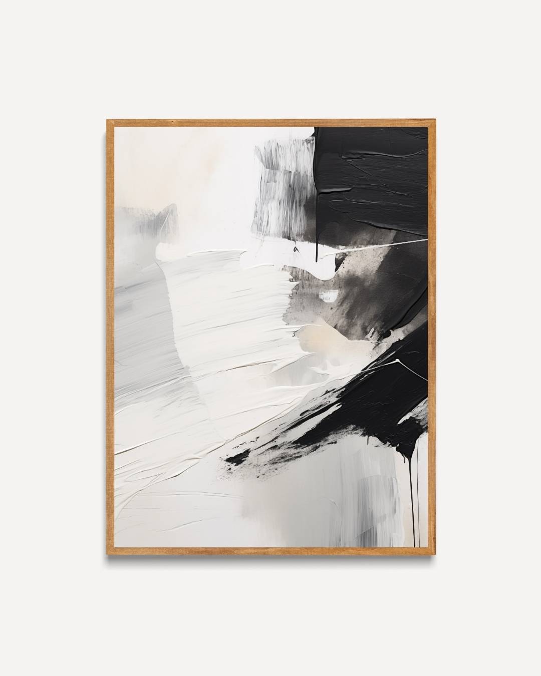 Monochrome texturen Poster – portret poster als wanddecoratie