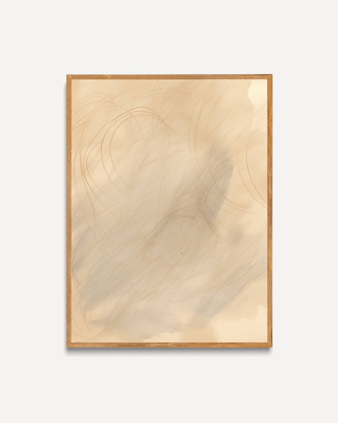 Vloeiende beige tonen Poster – portret poster als wanddecoratie