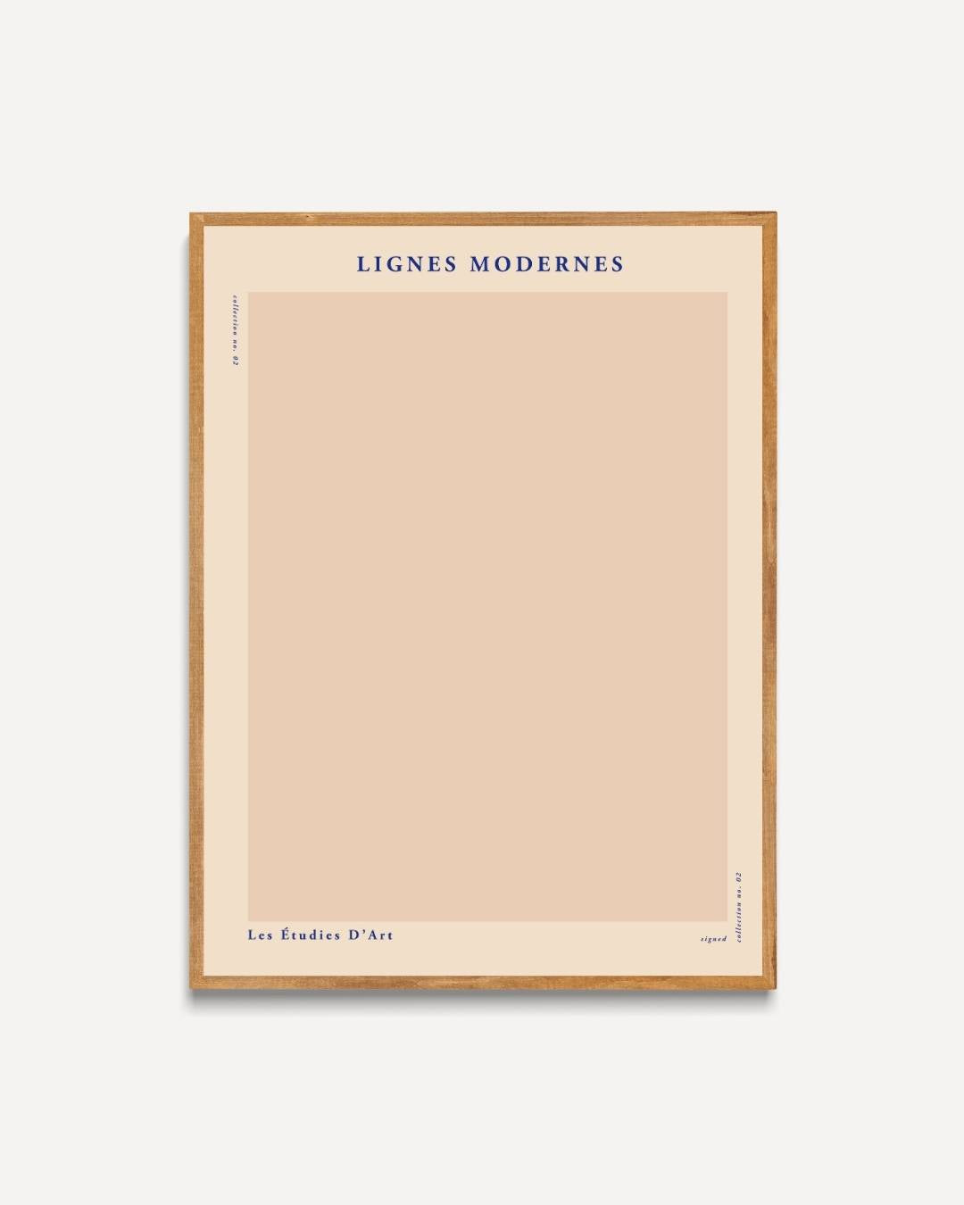 Lignes modernes Poster Kunstwerk – portret poster als wanddecoratie