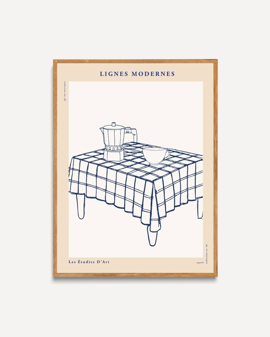 Koffiemoment poster Kunstwerk – portret poster als wanddecoratie