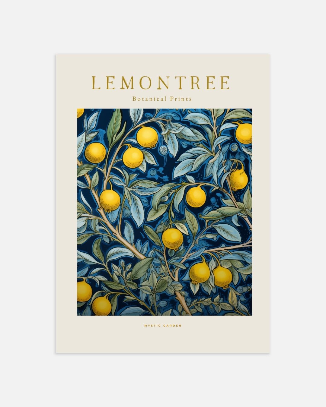 Poster Lemontree – portret wanddecoratie van WallArtistic