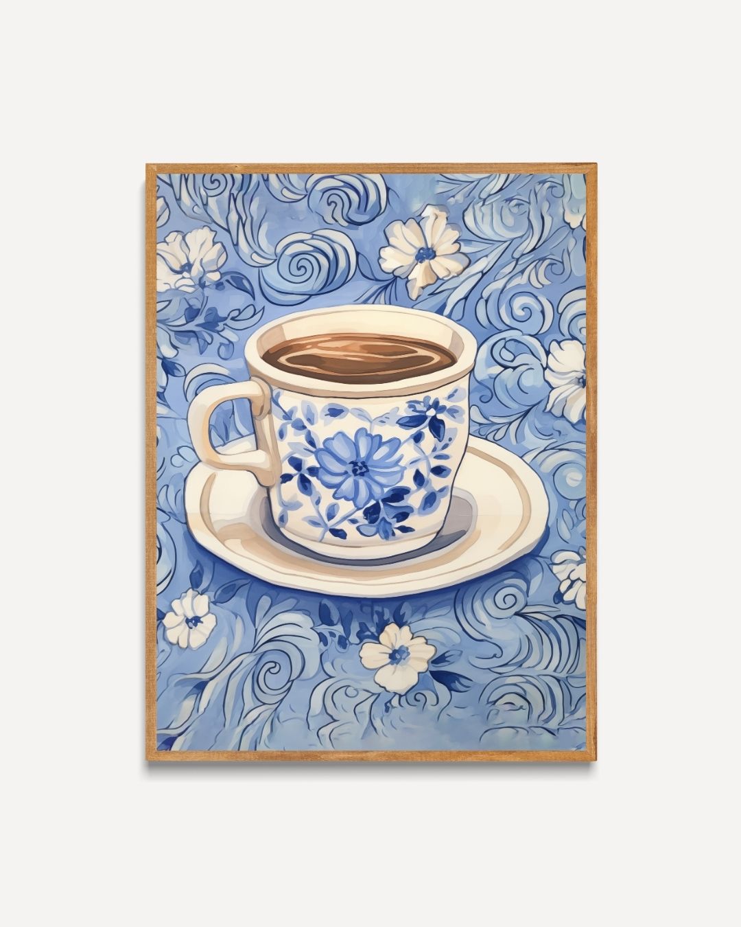 Poster Coffee Delight – portret poster als wanddecoratie