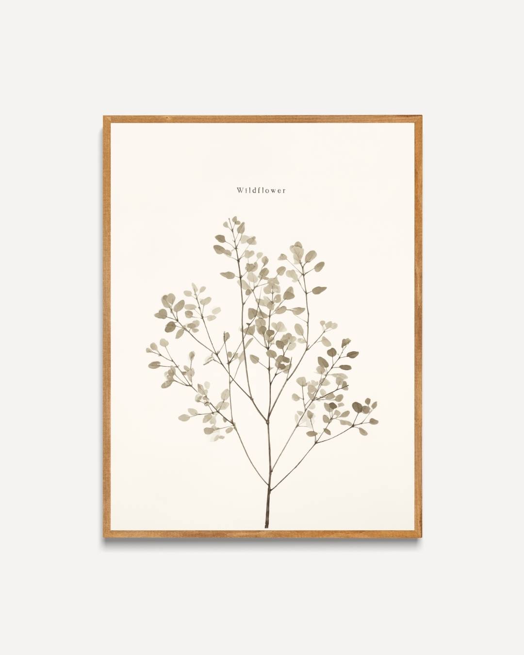 Wildflower botanische illustratie Poster – portret poster als wanddecoratie