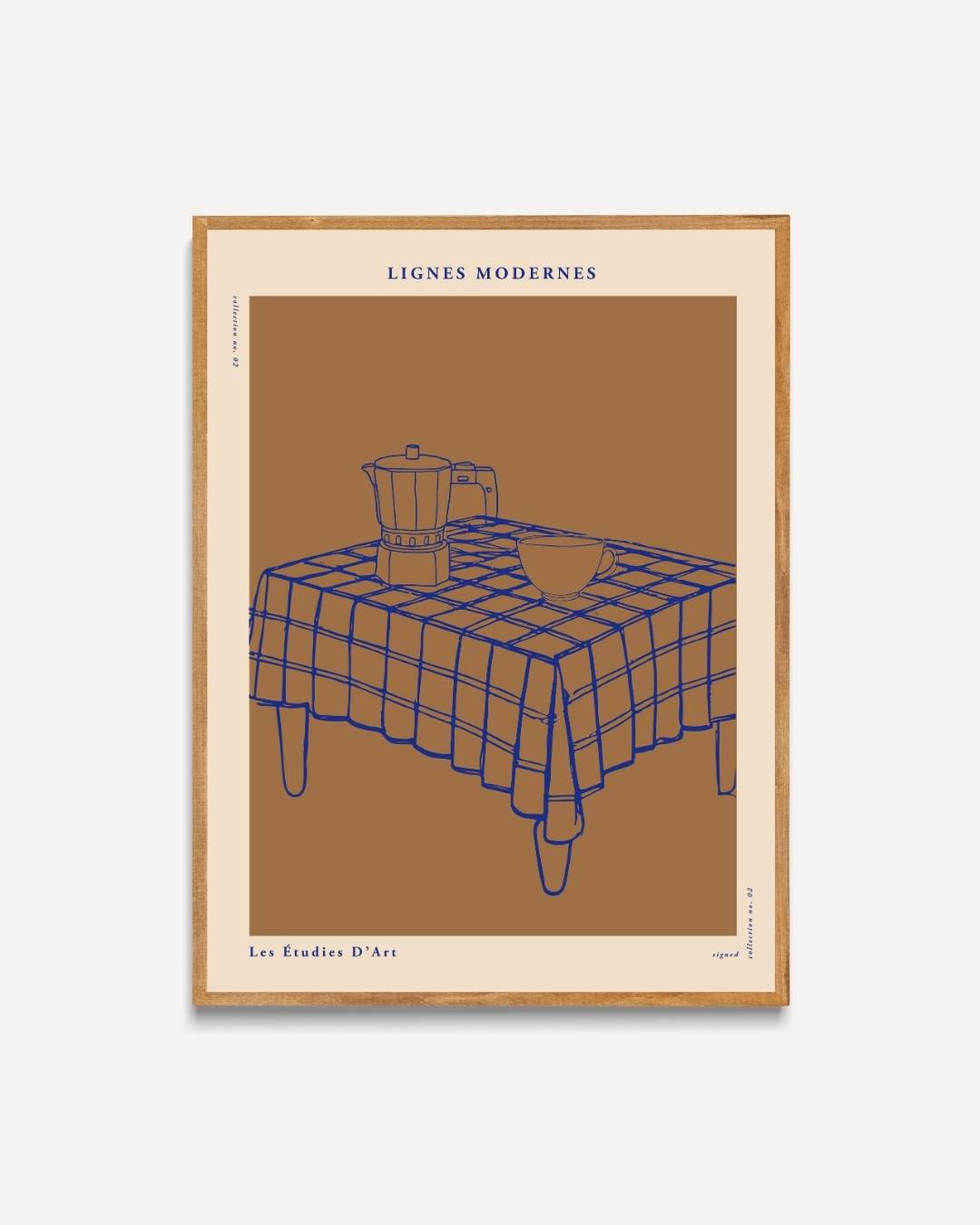 Espresso percolator Poster Kunstwerk – portret poster als wanddecoratie