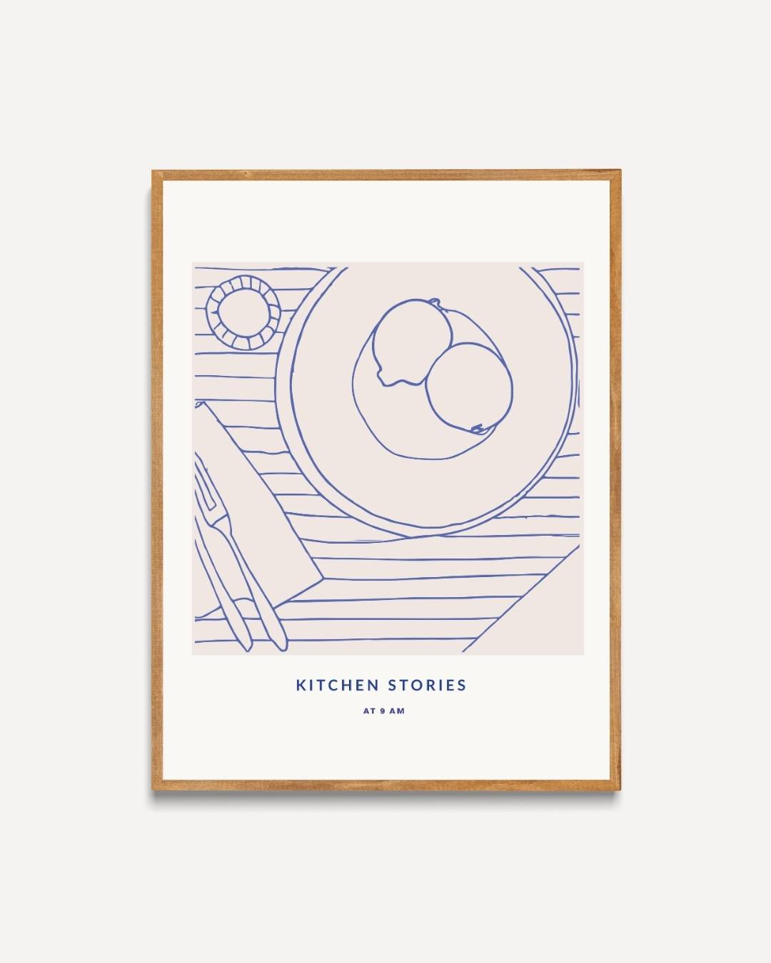 Kitchen breakfast Poster – portret poster als wanddecoratie