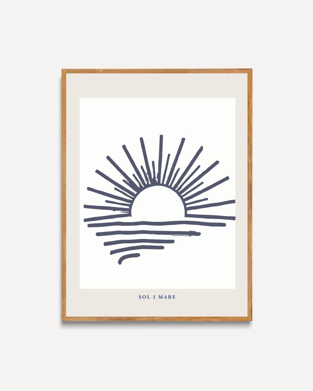 Zonsondergang Poster – portret poster als wanddecoratie
