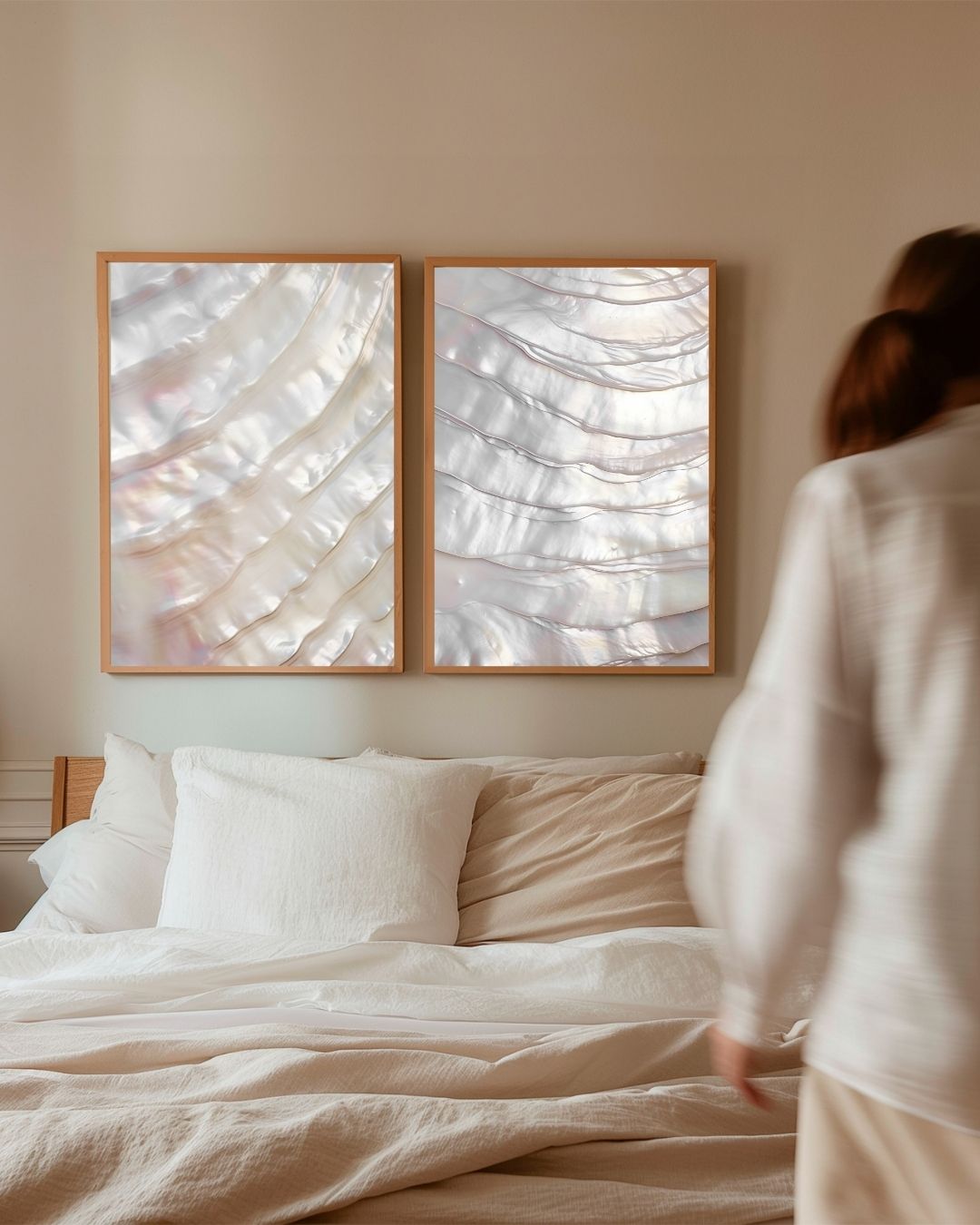 Parelmour Posterset – 2-luik posterset als wanddecoratie