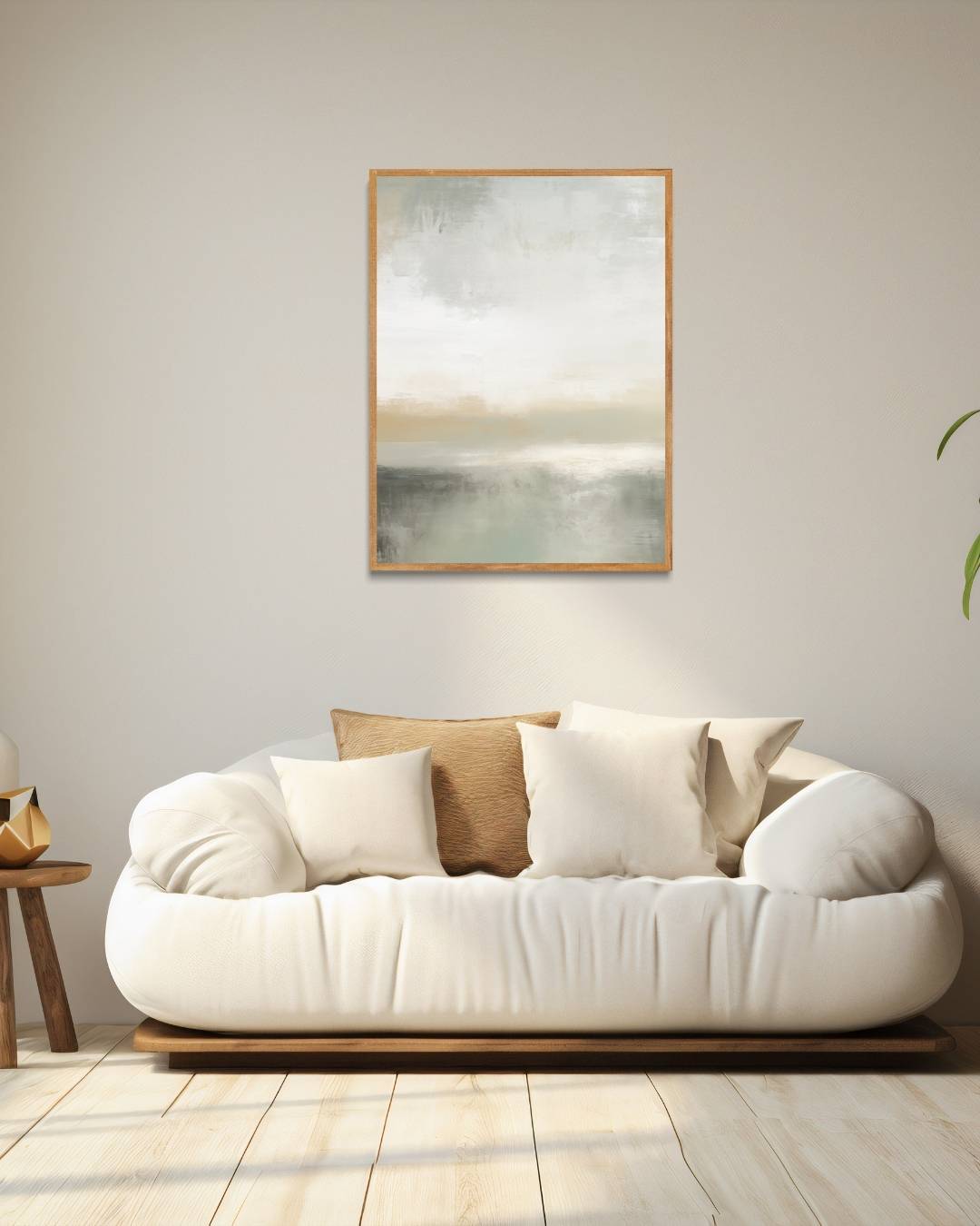 Rustgevende horizon in zachte tinten Poster – staande poster voor modern interieur