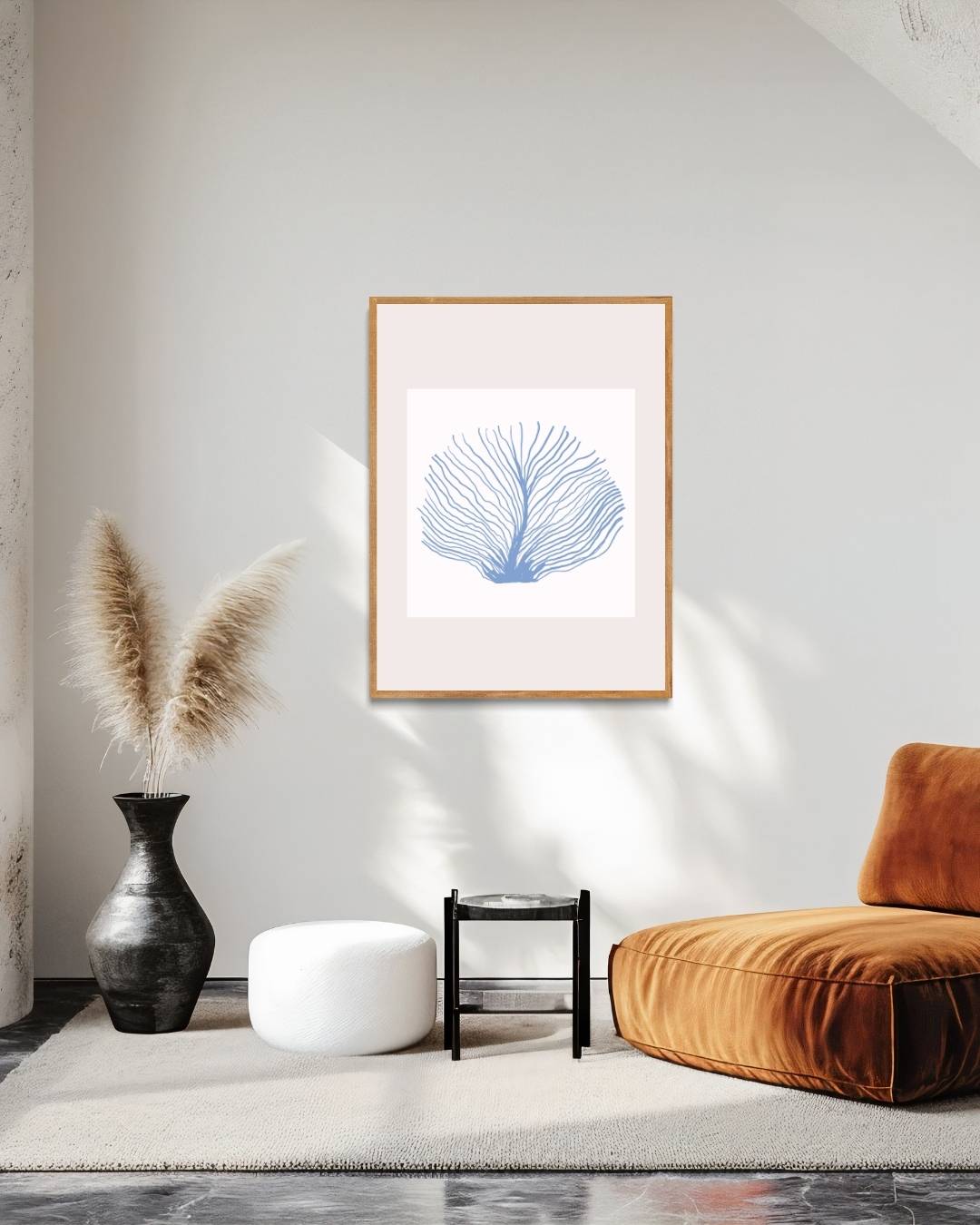Zeeventilator koraal Poster – staande poster voor modern interieur
