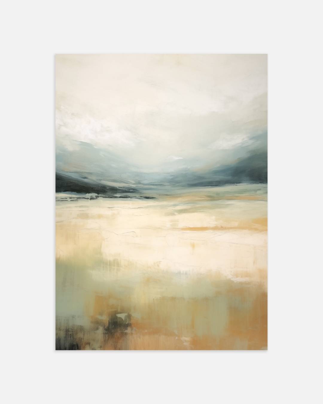 Lichte horizon Poster – portret wanddecoratie van WallArtistic