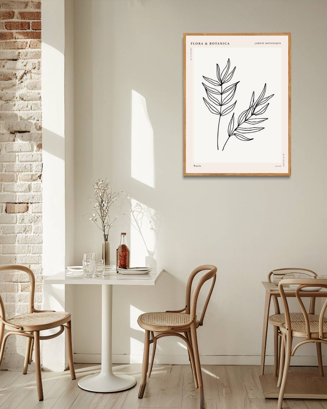 Tropische botanica Poster Kunstwerk – staande poster voor modern interieur