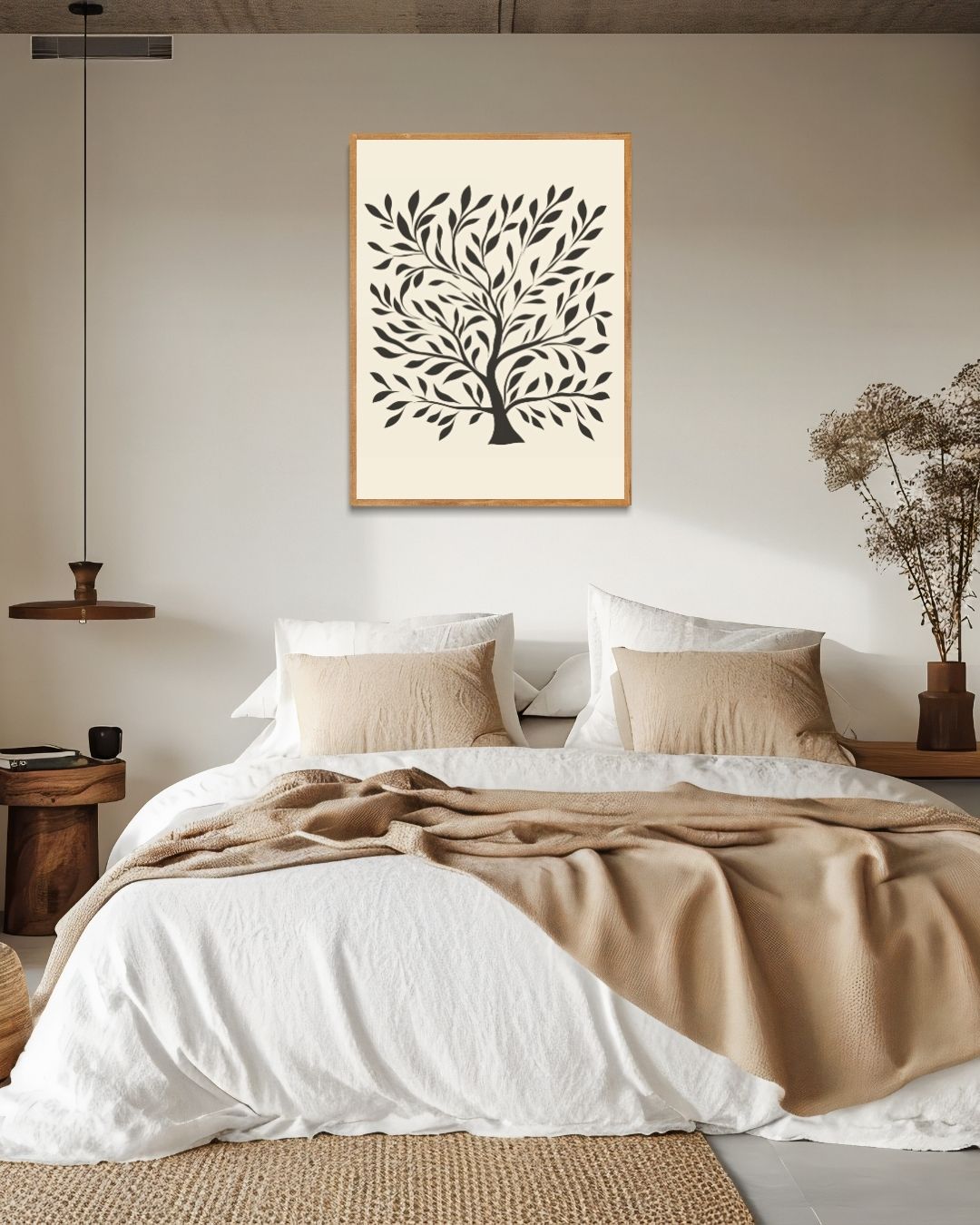 Boom silhouet Poster – staande poster voor modern interieur