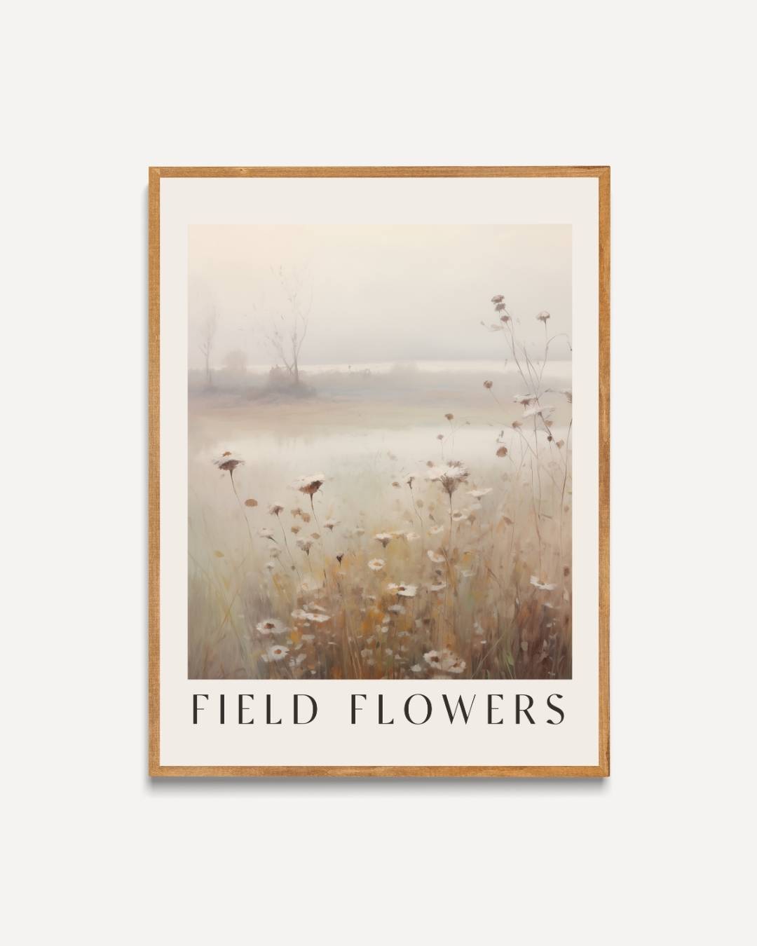 Field Flowers Poster – portret poster als wanddecoratie