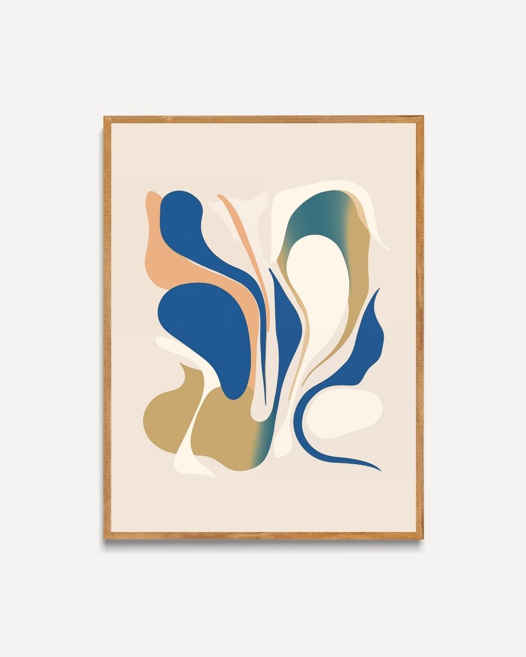 Abstracte vormen Poster – portret poster als wanddecoratie