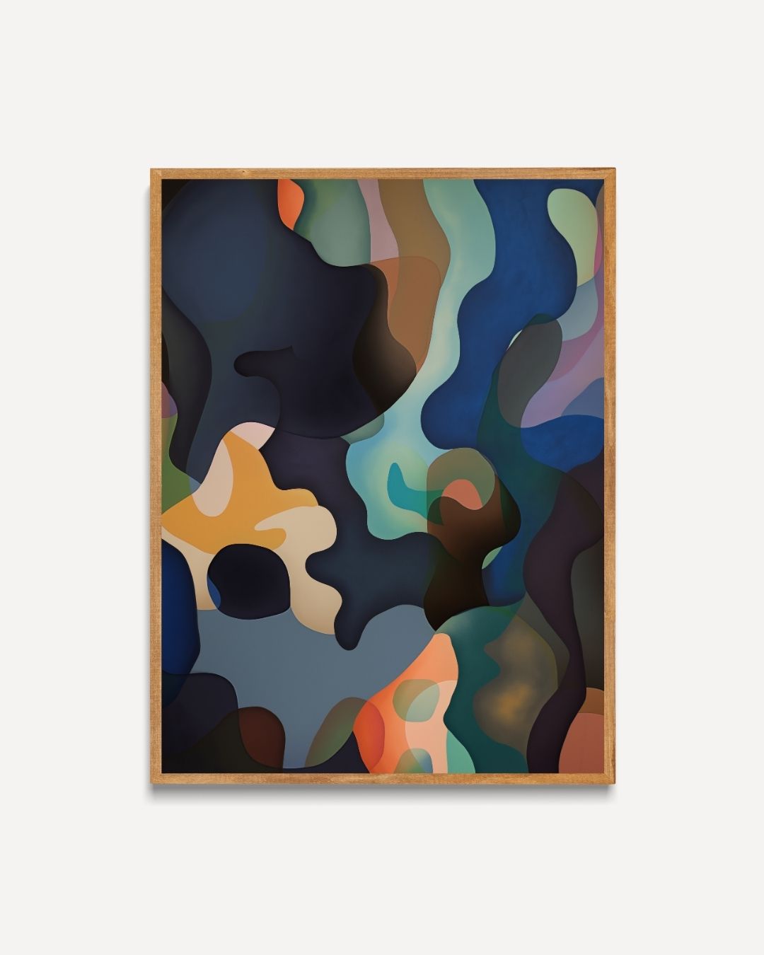 Diepte in abstractie Poster – portret poster als wanddecoratie