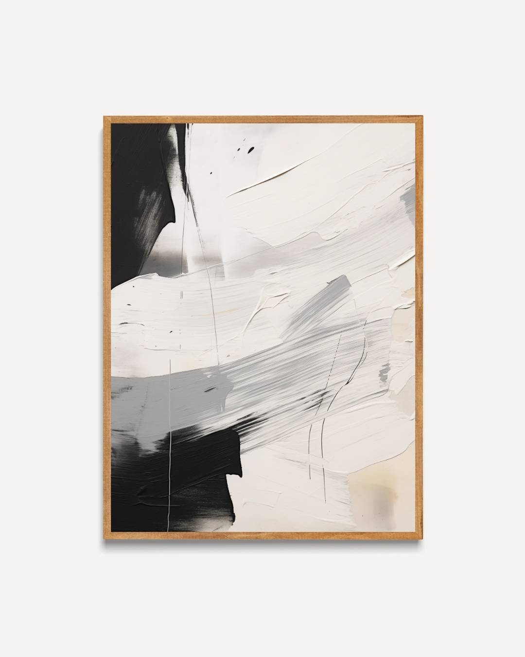 Abstract strokes Poster – portret poster als wanddecoratie