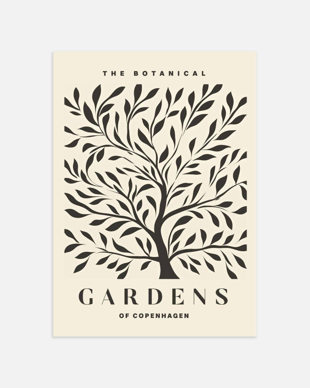 Botanical gardens Poster – portret wanddecoratie van WallArtistic