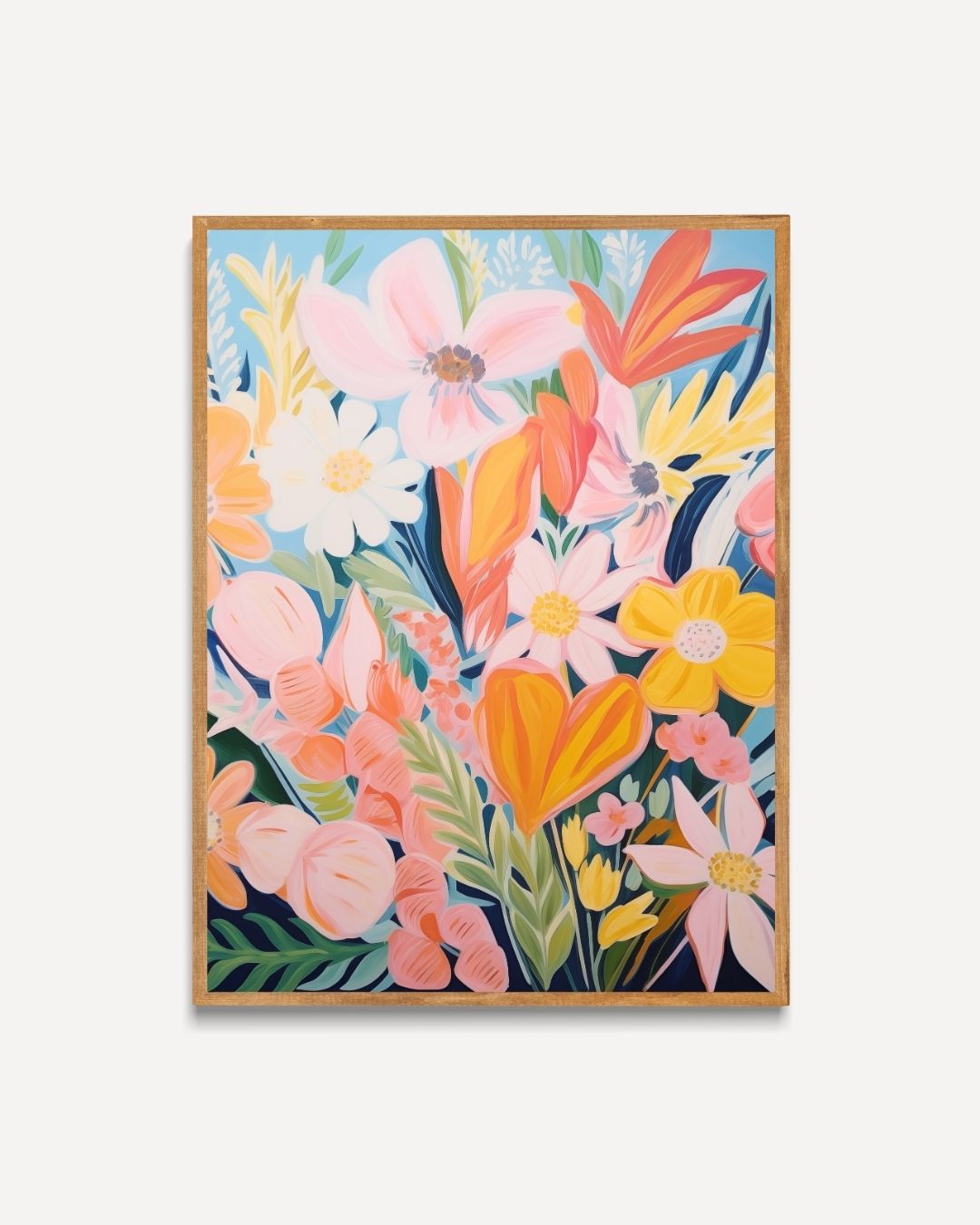 Bloemenpracht Poster – portret poster als wanddecoratie