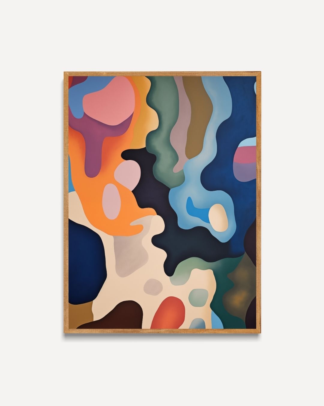 Kleurrijke abstractie Poster – portret poster als wanddecoratie